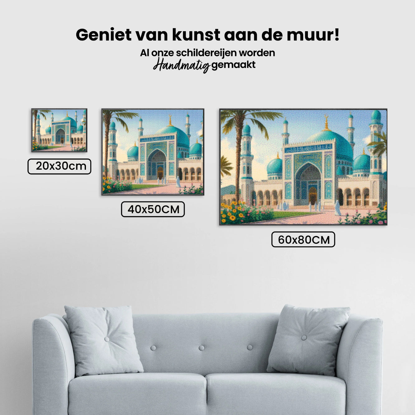 Diamond Painting - De Sereniteit van de Tuinmoskee