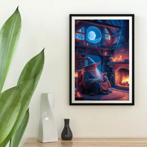 Diamond Painting -  De eenzame tovenaar