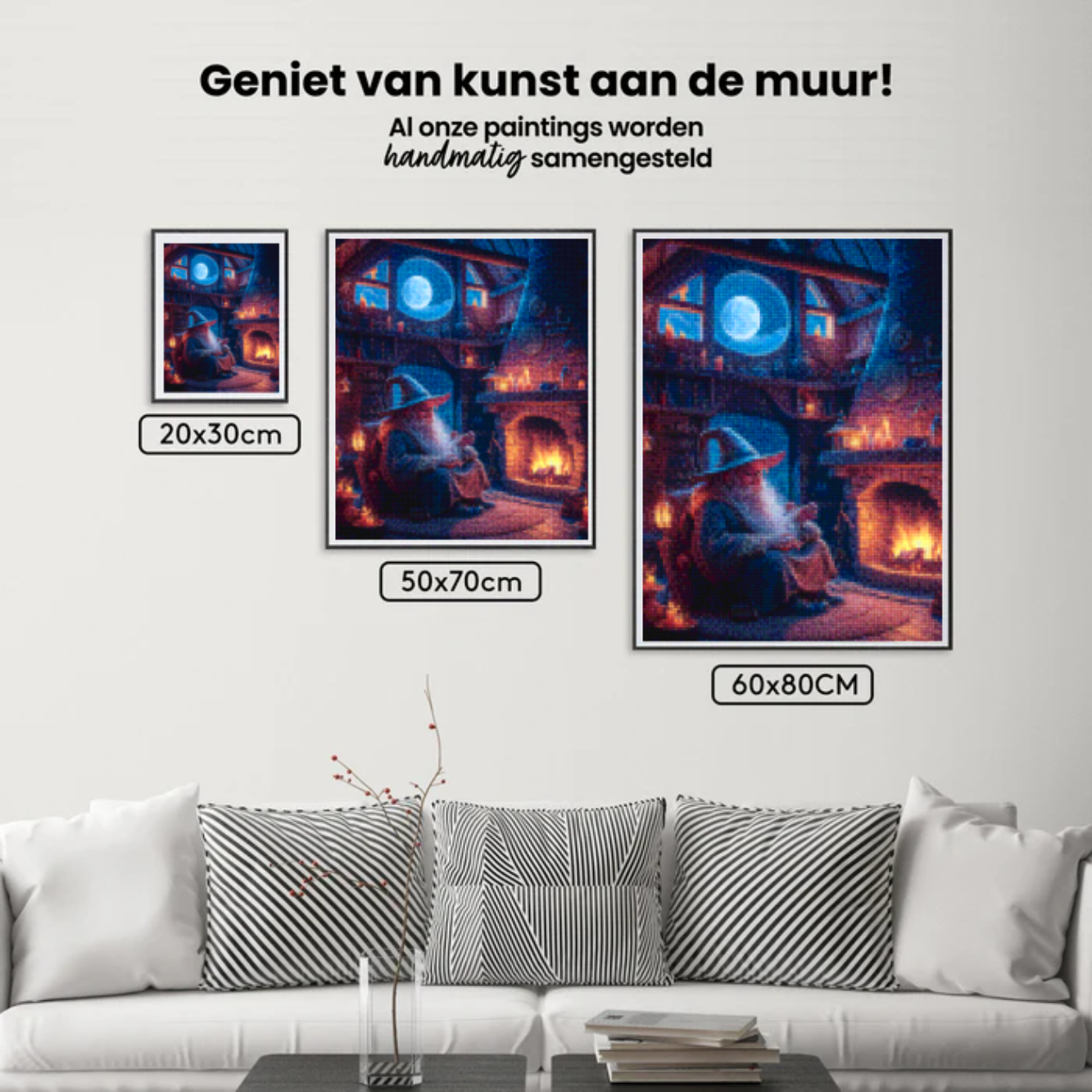 Diamond Painting -  De eenzame tovenaar