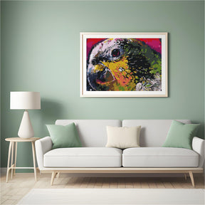 Diamond Painting - De kop van een papegaai - SEOS®