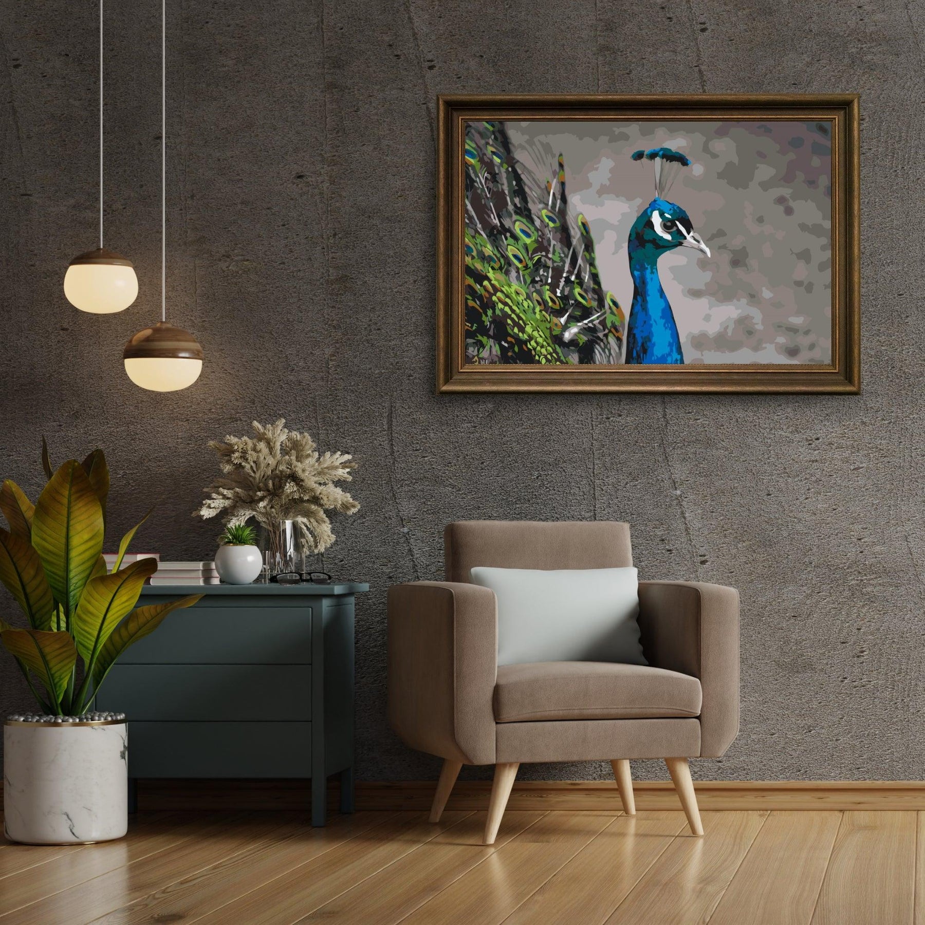 Diamond Painting - De majestueuze pauw - SEOS®