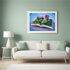 Diamond Painting - De molen op het boek - SEOS Shop ®