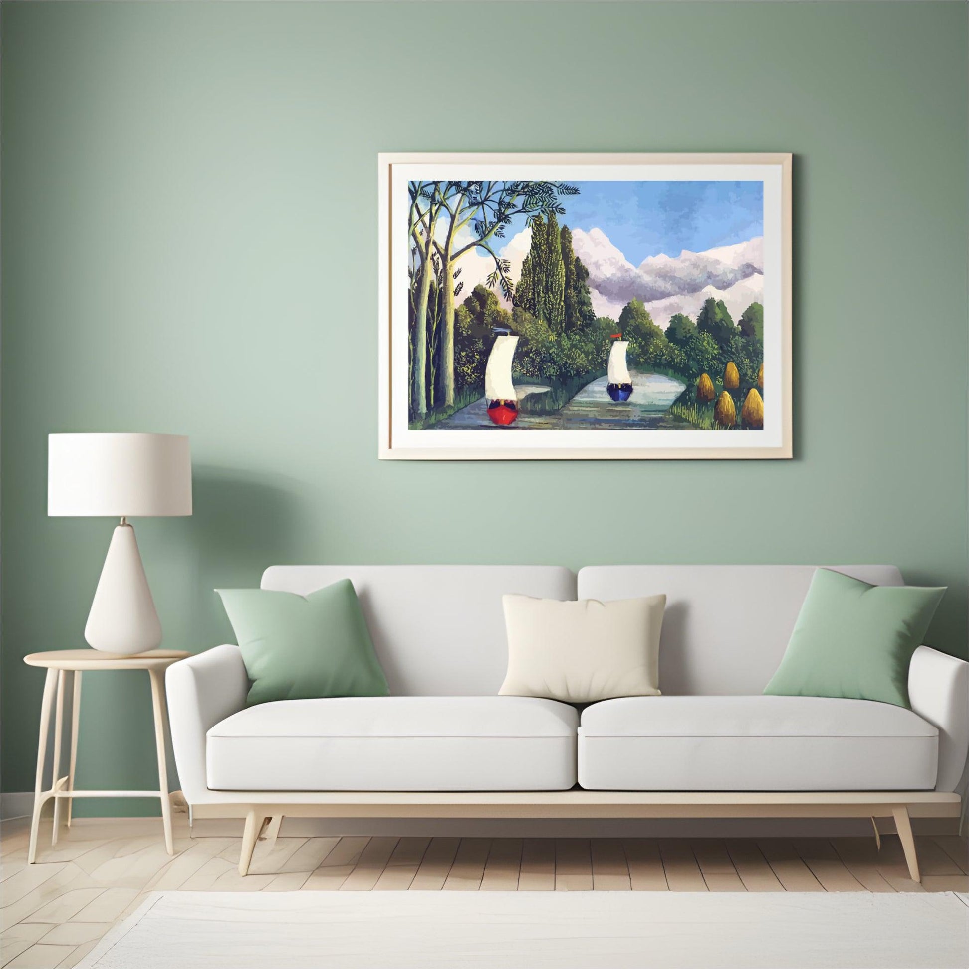 Diamond Painting - De oevers van de Oise - SEOS Shop ®