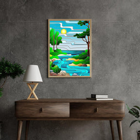 Diamond Painting - De rivier - SEOS Shop ®