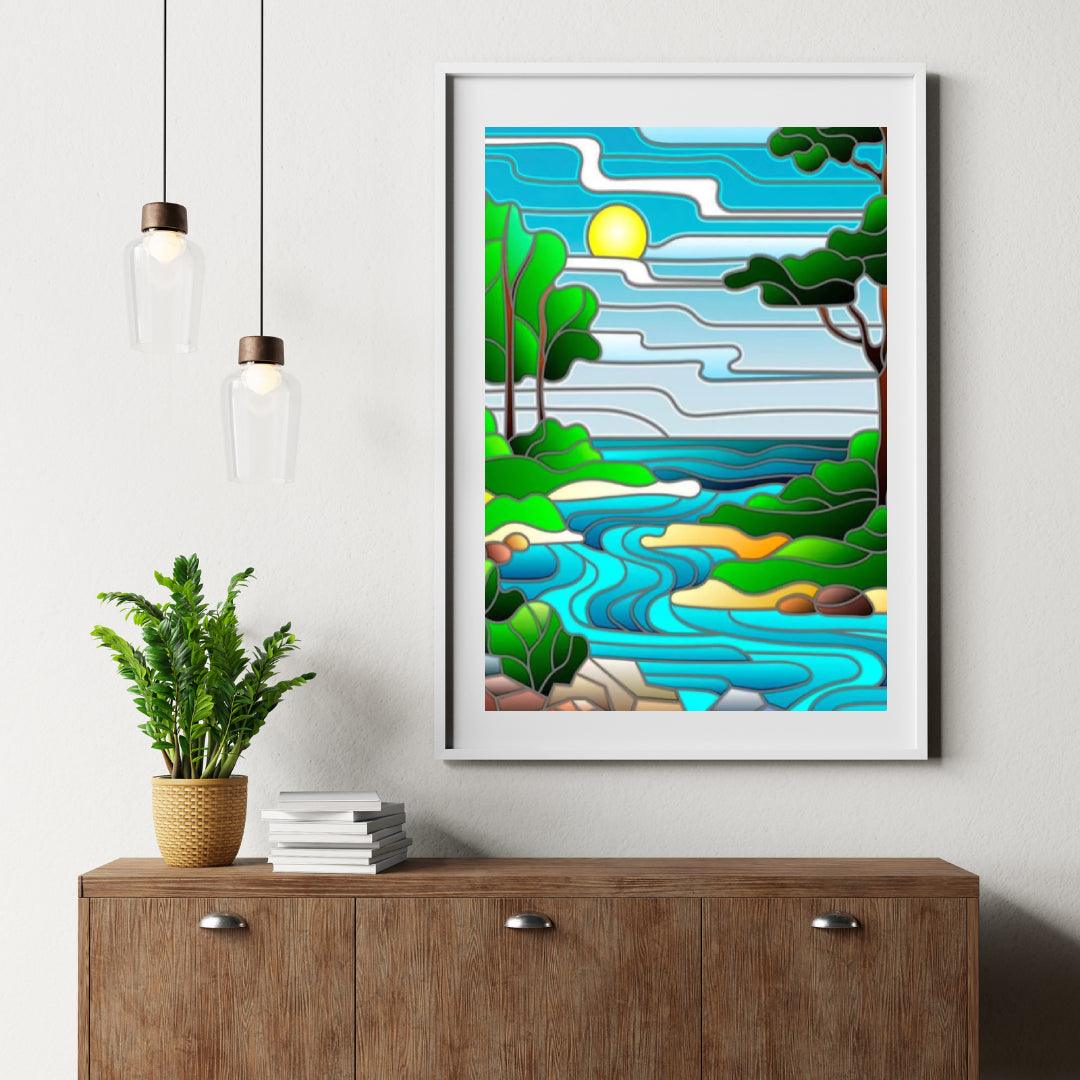 Diamond Painting - De rivier - SEOS Shop ®