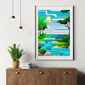 Diamond Painting - De rivier - SEOS Shop ®