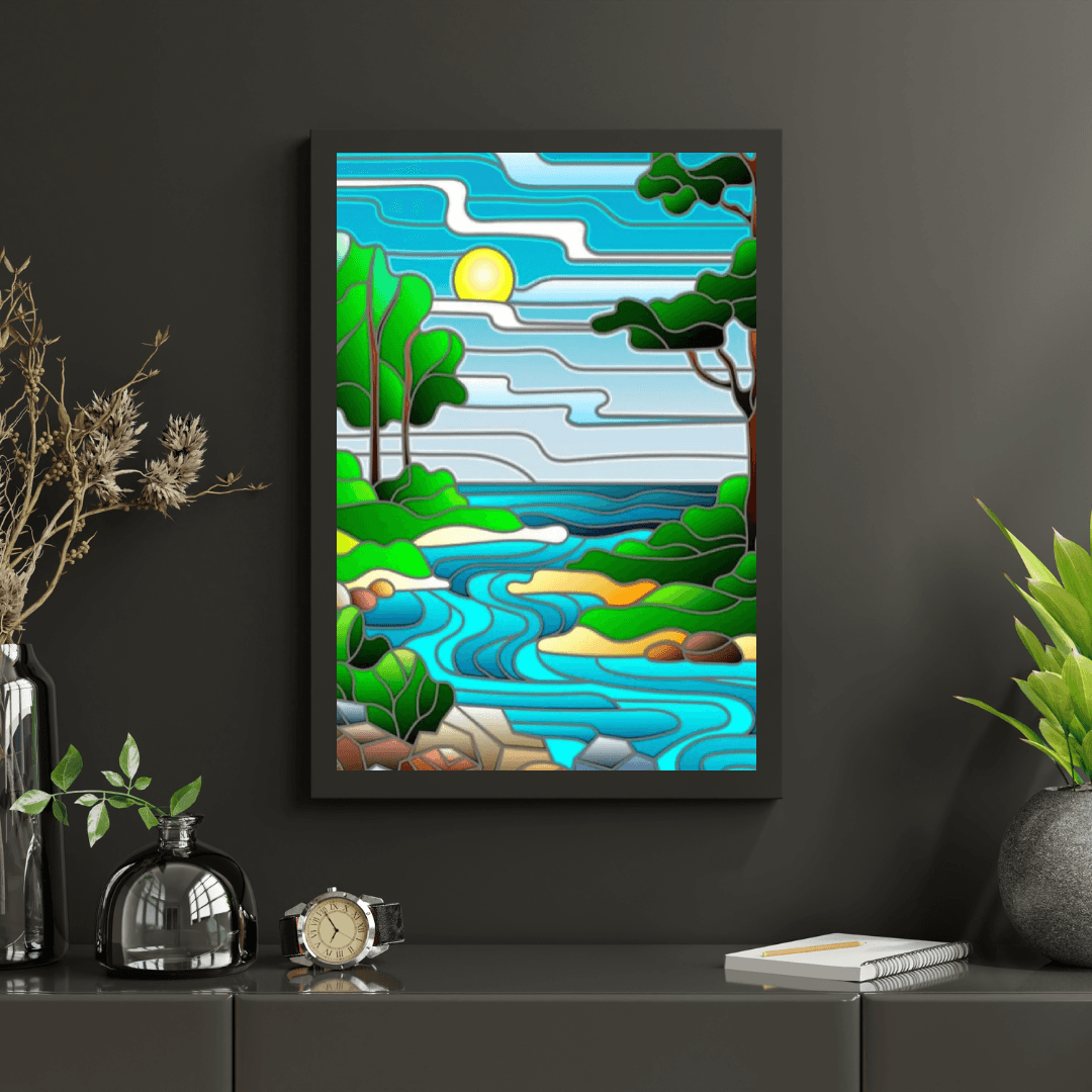 Diamond Painting - De rivier - SEOS Shop ®