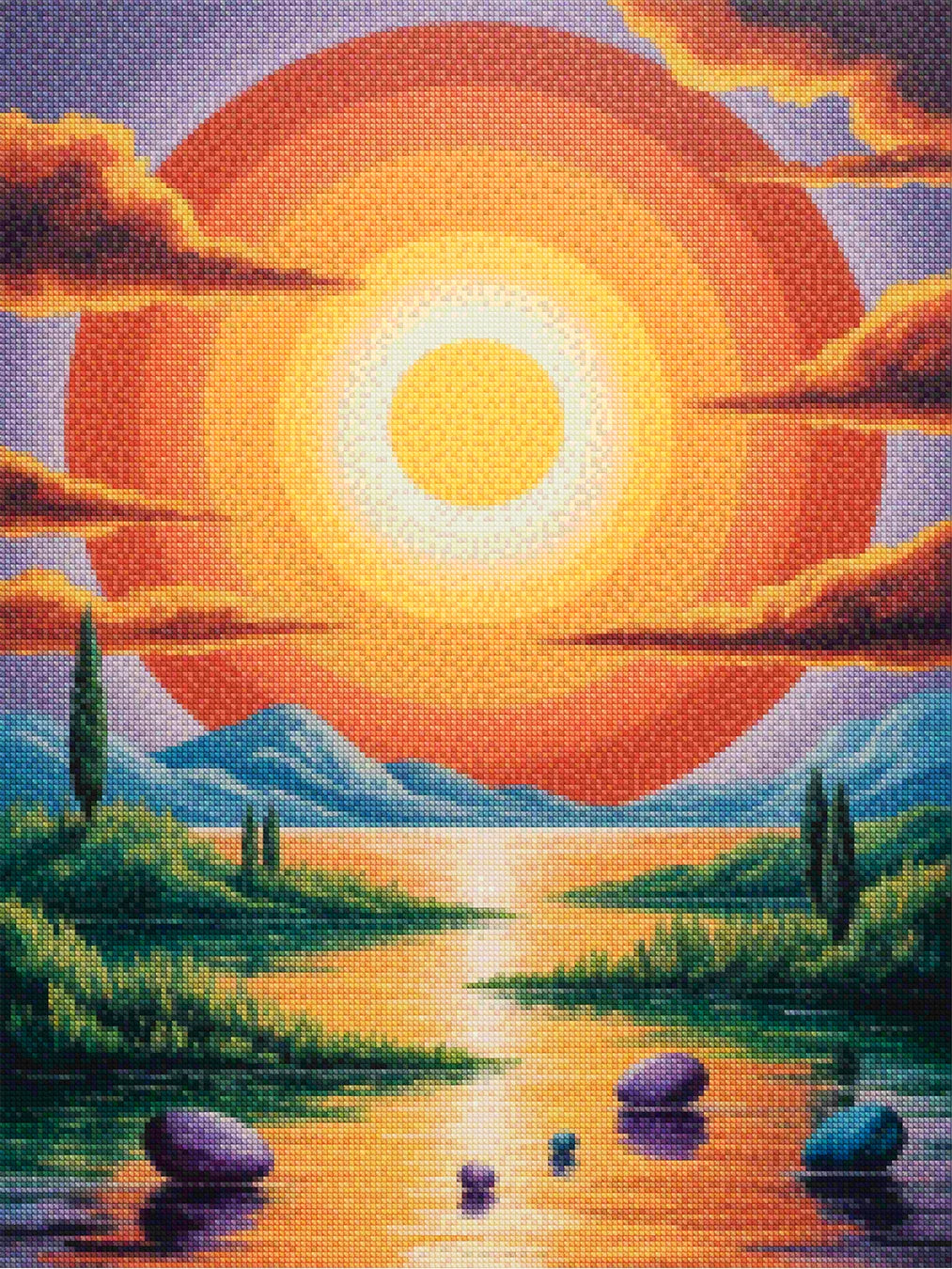 Diamond Painting - De zon schreef gedichten
