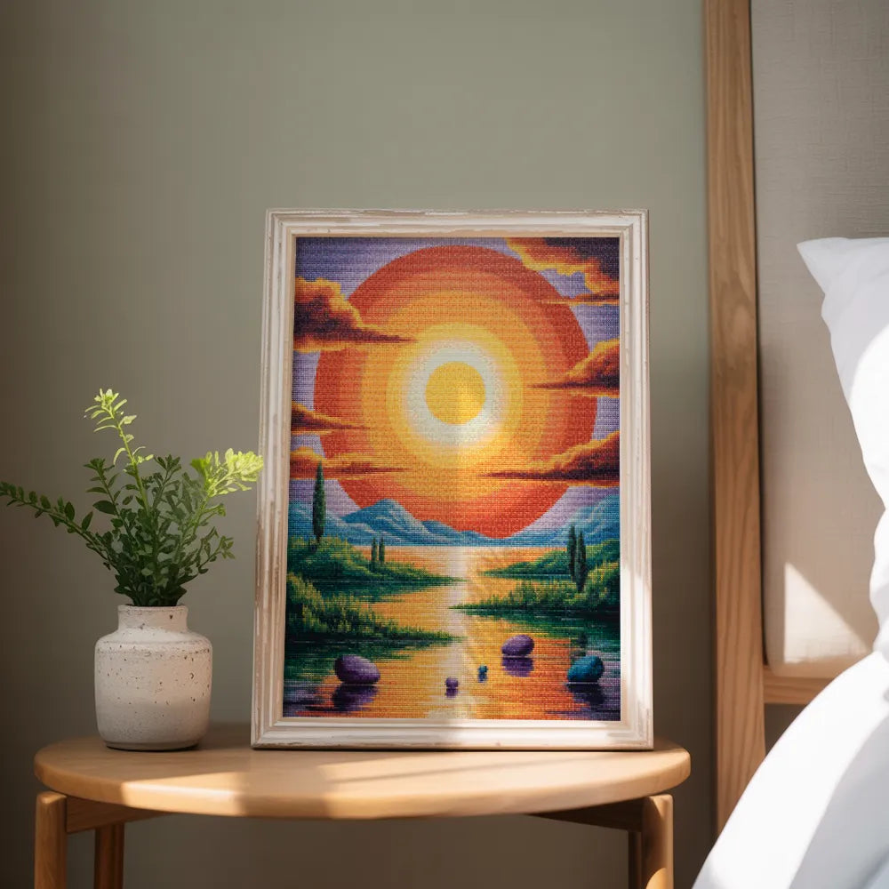 Diamond Painting - De zon schreef gedichten