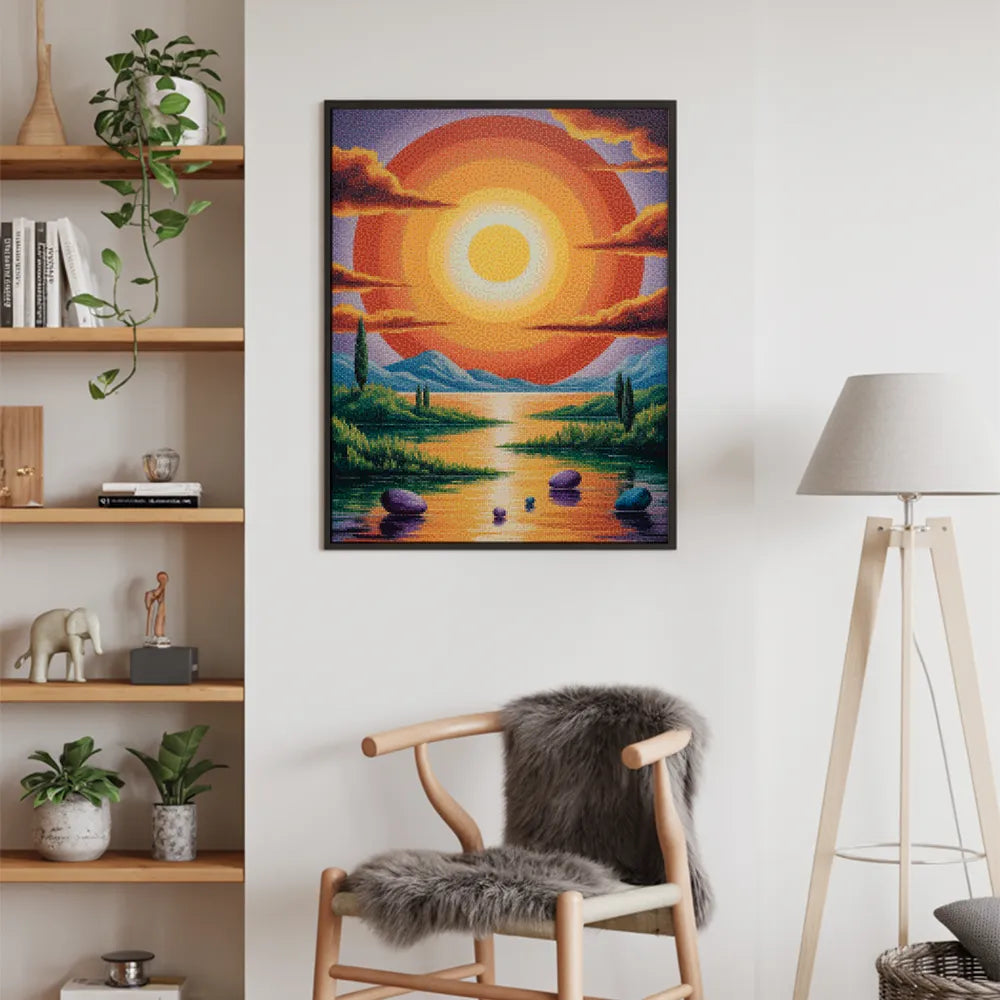 Diamond Painting - De zon schreef gedichten