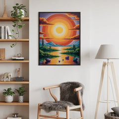 Diamond Painting - De zon schreef gedichten