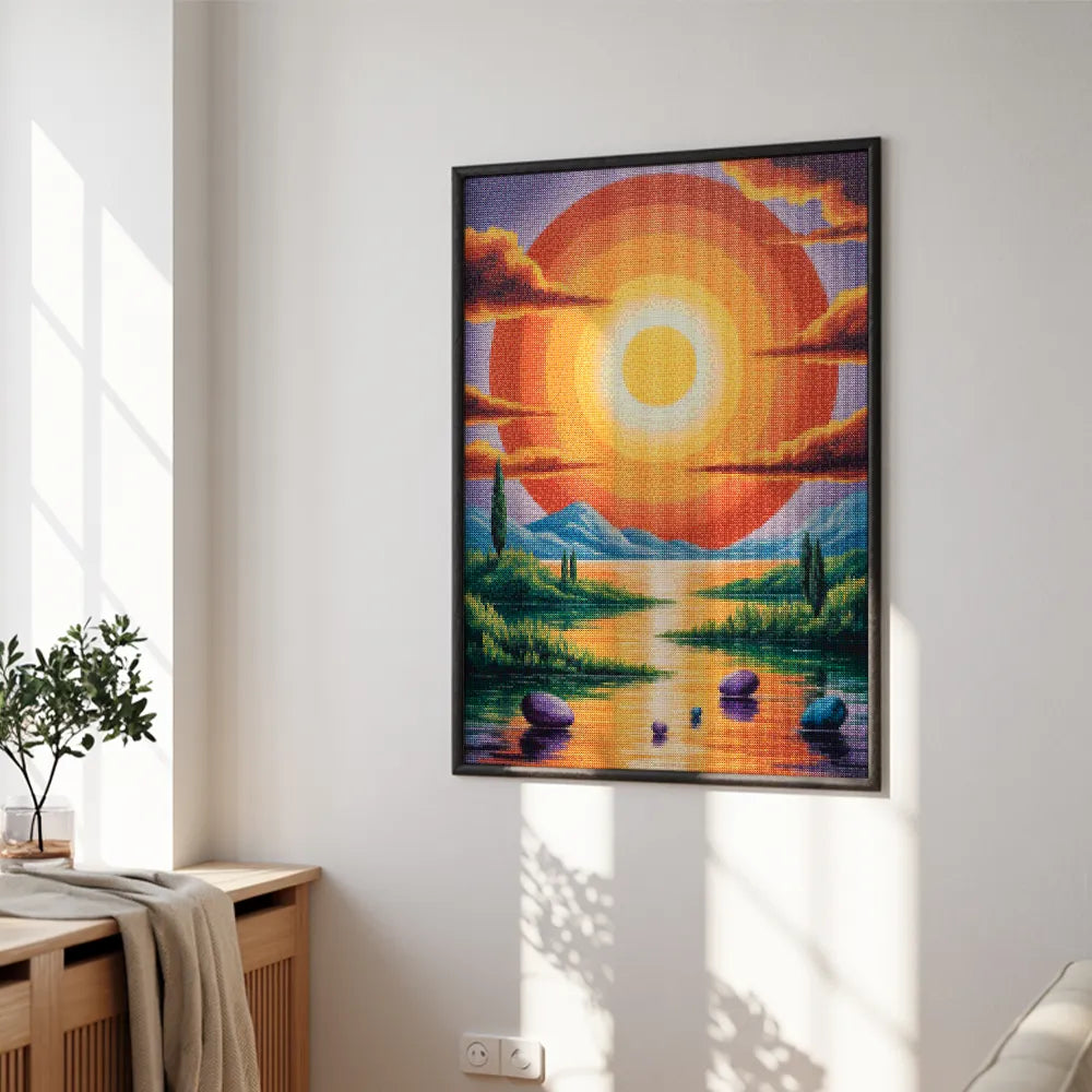 Diamond Painting - De zon schreef gedichten