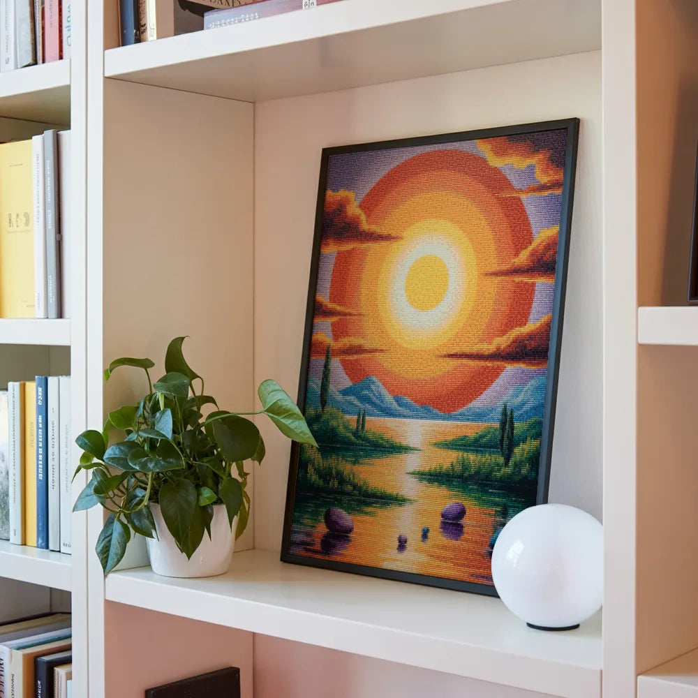 Diamond Painting - De zon schreef gedichten