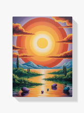 Diamond Painting - De zon schreef gedichten