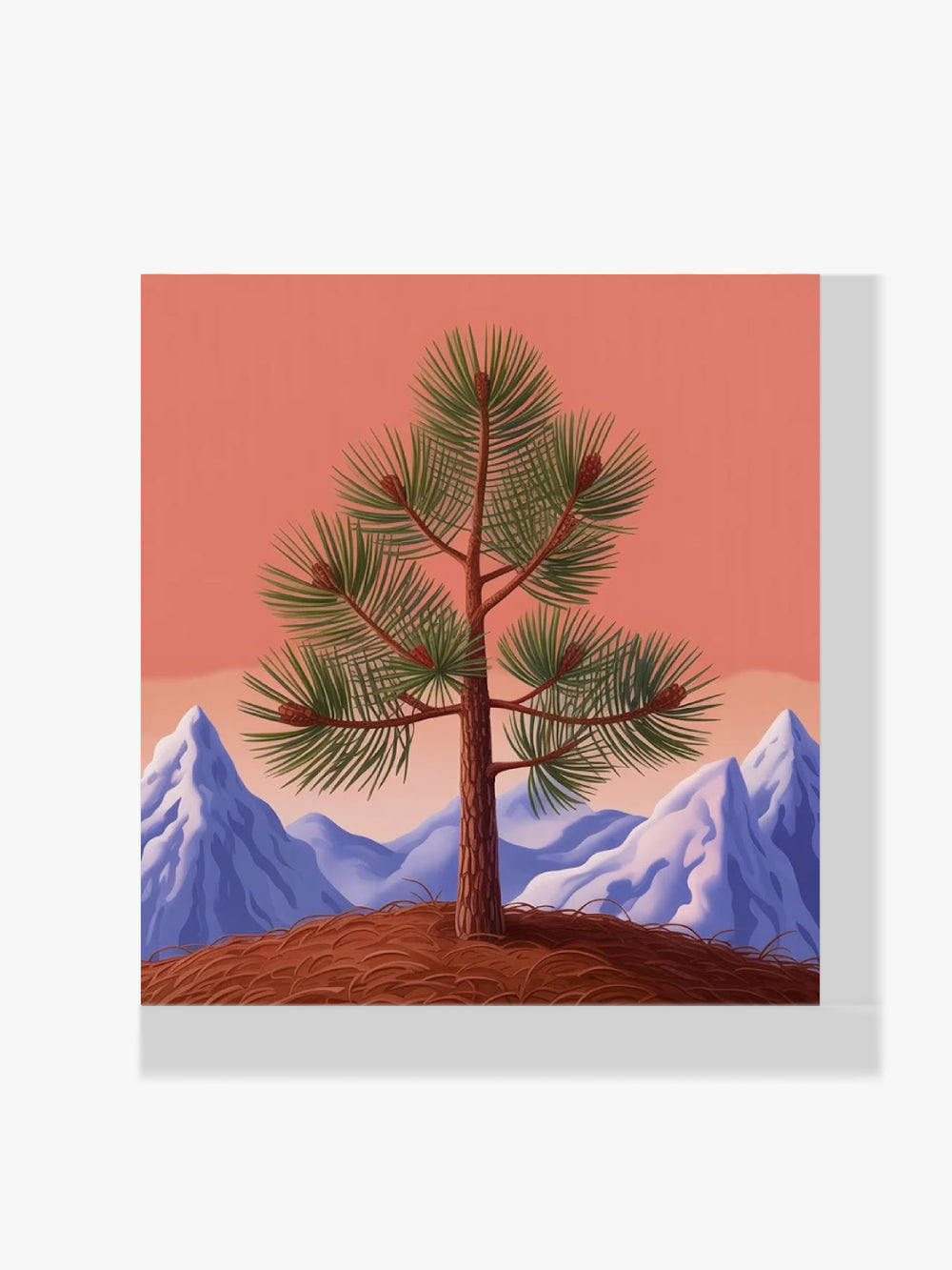 Mini Diamond Painting - Dennenbomen