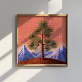 Mini Diamond Painting - Dennenbomen