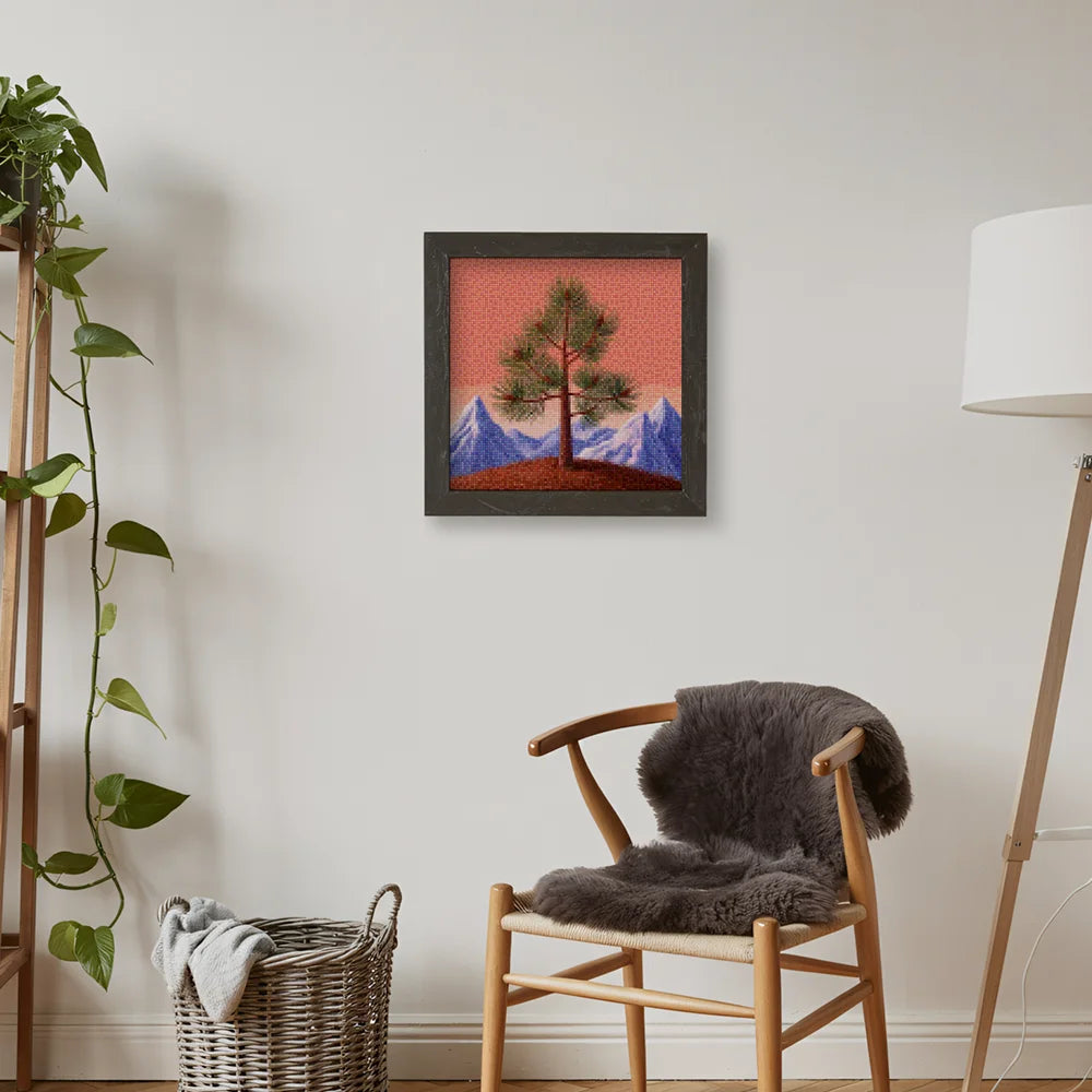 Mini Diamond Painting - Dennenbomen