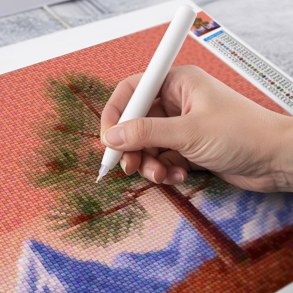 Mini Diamond Painting - Dennenbomen