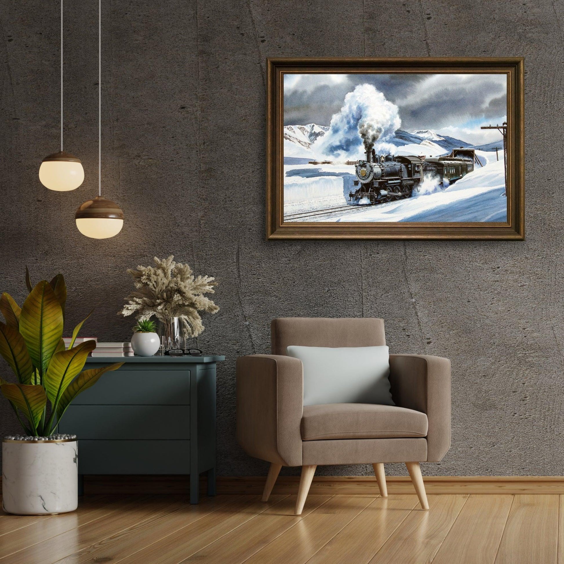 Diamond Painting - Denver en Salt Lake-spoorweg - SEOS Shop ®