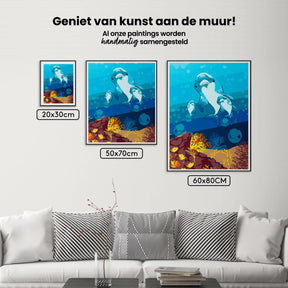 Diamond Painting - Dolfijn familie