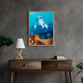 Diamond Painting - Dolfijn familie