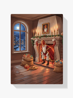 Diamond Painting - Door de schoorsteen