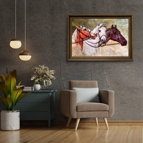 Diamond Painting - Drie Paarden - SEOS®