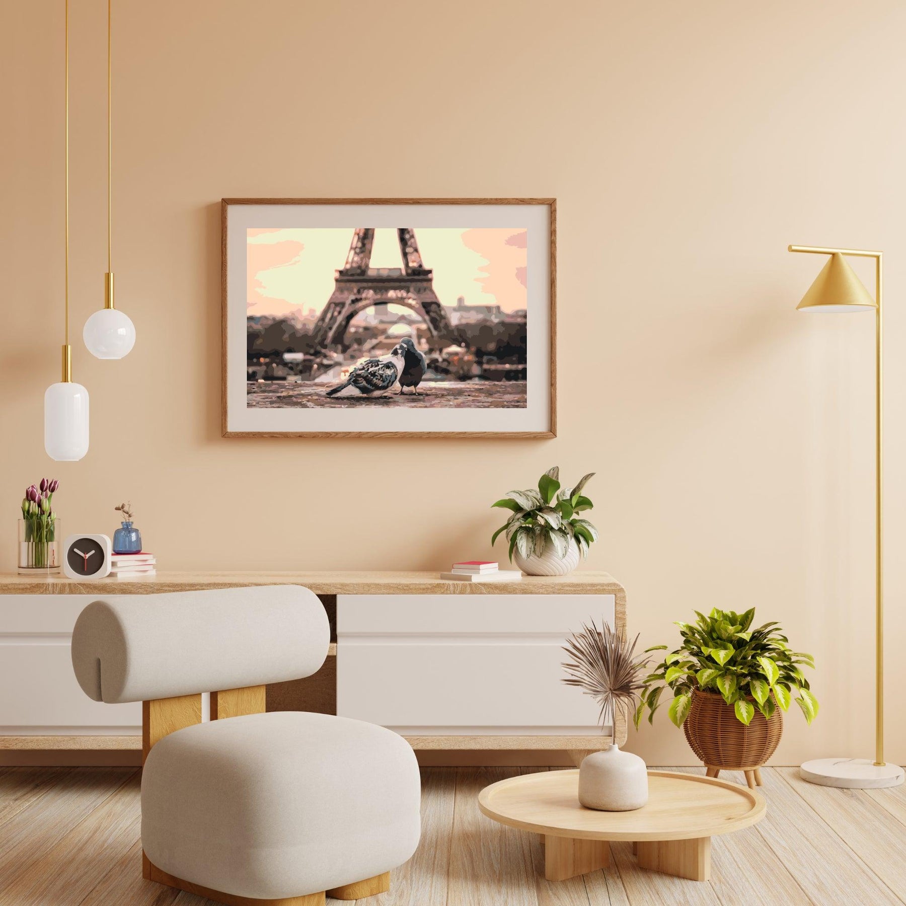 Diamond Painting - Duiven in Parijs - SEOS®