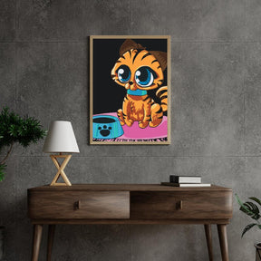 Diamond Painting - Een kat met grote ogen - SEOS®