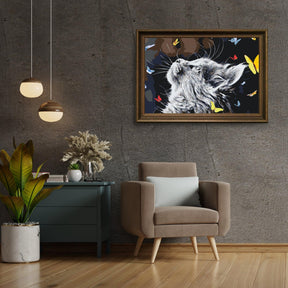 Diamond Painting - Een kat tussen de vlinders - SEOS®