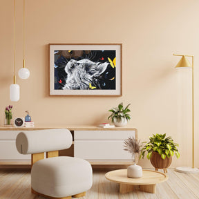 Diamond Painting - Een kat tussen de vlinders - SEOS®