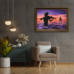 Diamond Painting - Een paddenstoel speler in de zee - SEOS Shop ®