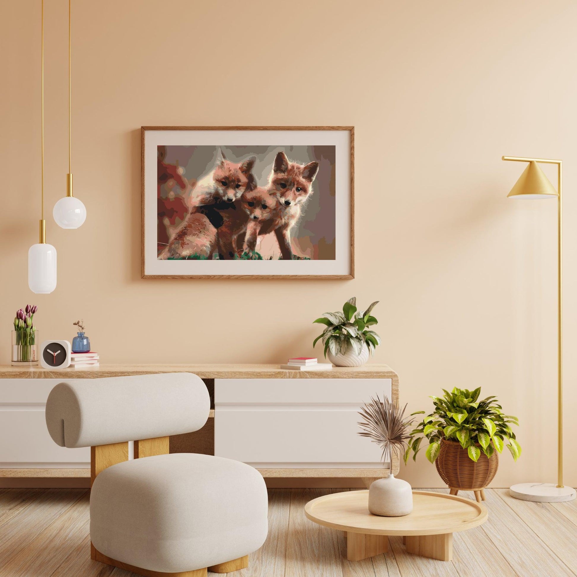 Diamond Painting - Een vossenwelp - SEOS®