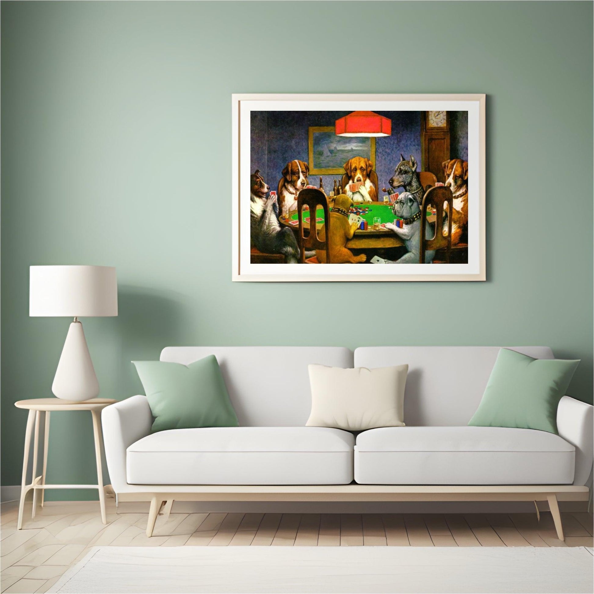 Diamond Painting - Een vriend in nood - Honden die poker spelen