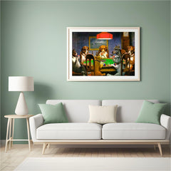Diamond Painting - Een vriend in nood - Honden die poker spelen