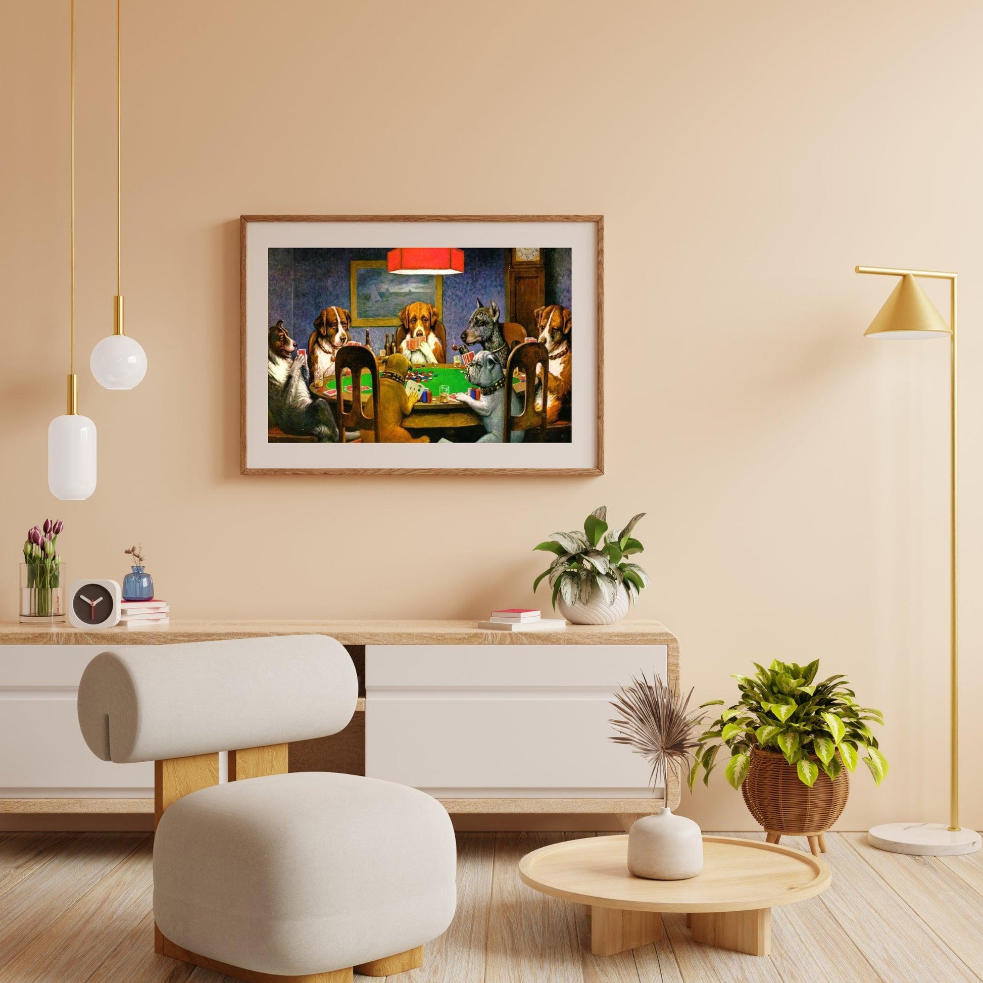 Diamond Painting - Een vriend in nood - Honden die poker spelen