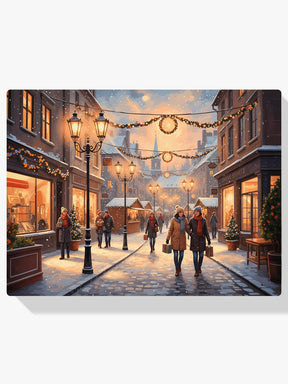 Diamond Painting - Feestelijke straatverlichting