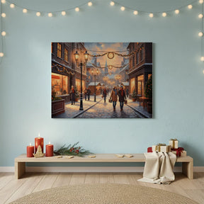 Diamond Painting - Feestelijke straatverlichting