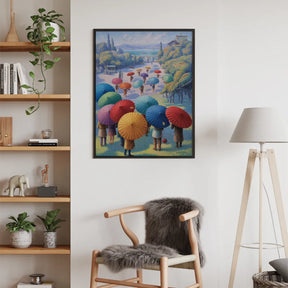 Diamond Painting - Festival van de paraplu's