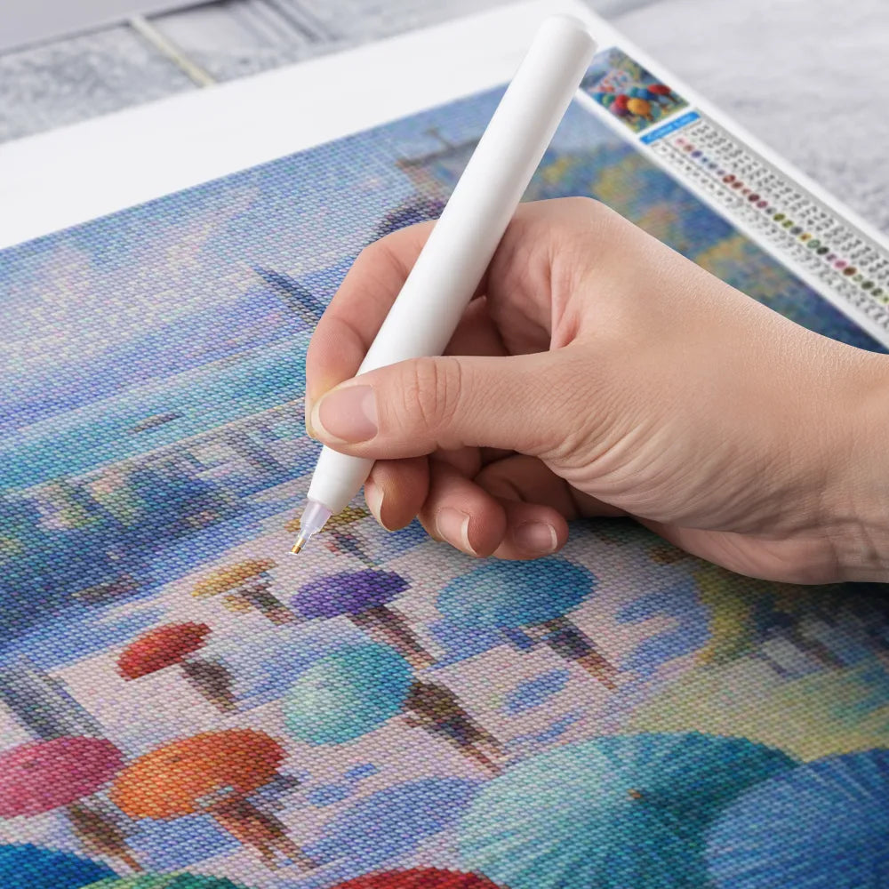 Diamond Painting - Festival van de paraplu's