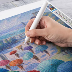 Diamond Painting - Festival van de paraplu's