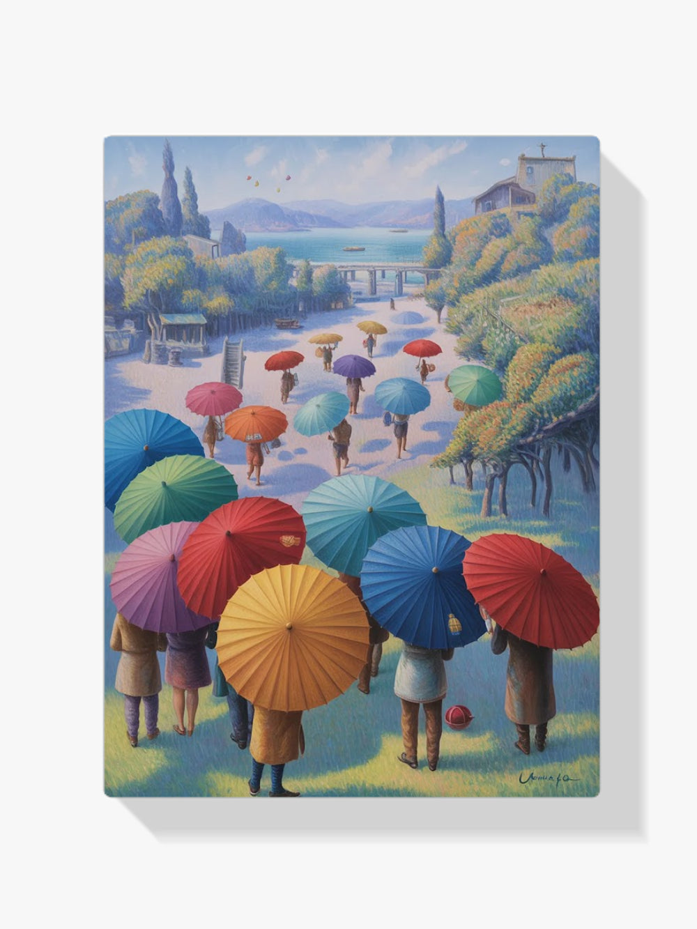 Diamond Painting - Festival van de paraplu's