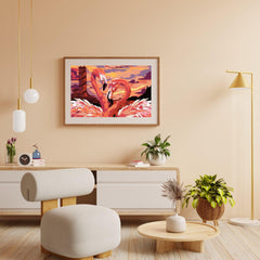 Diamond Painting - Flamingo Liebespaar - SEOS®