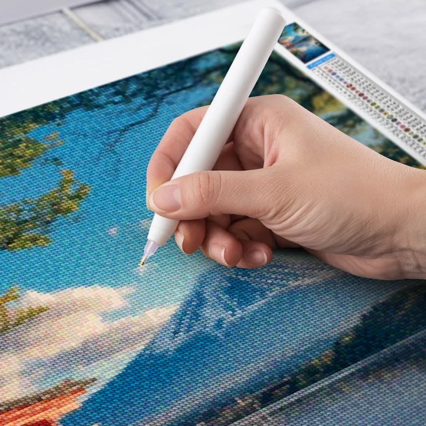 Diamond Painting - Fluisteringen van de berg Fuji