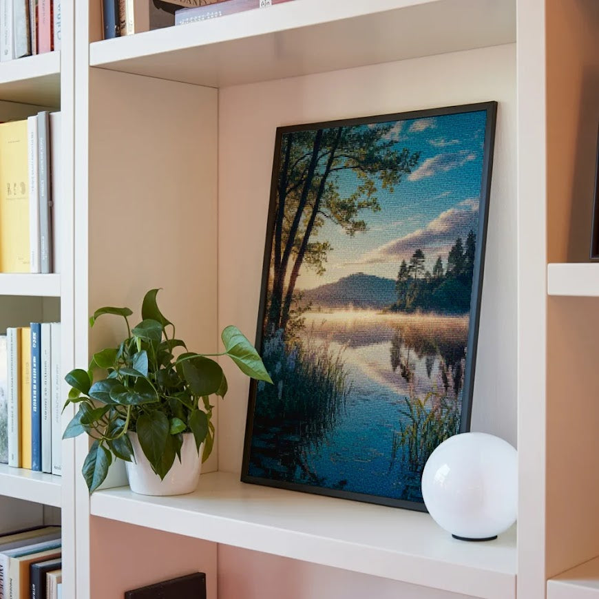 Diamond Painting - Fluisteringen van het ochtendmeer