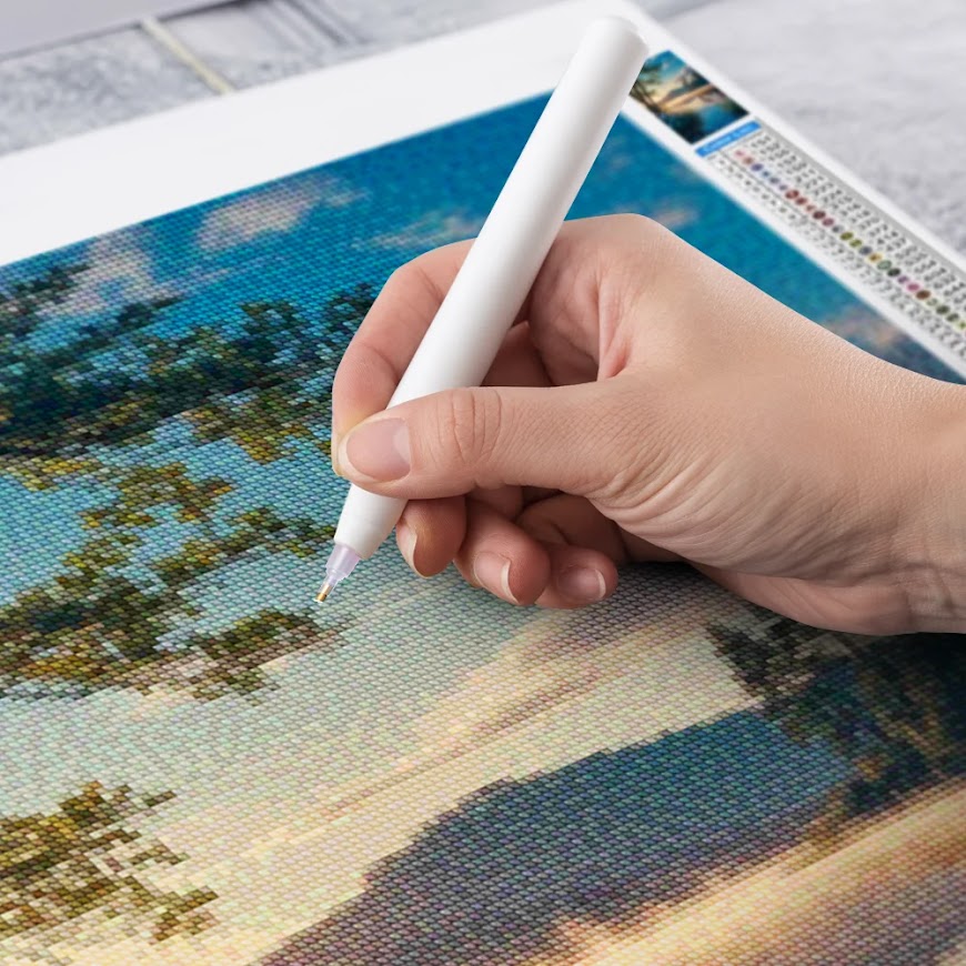 Diamond Painting - Fluisteringen van het ochtendmeer