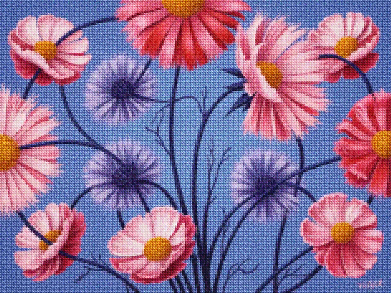 Diamond Painting - Fluwelen steel