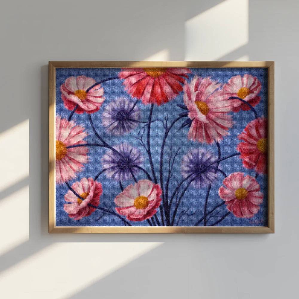 Diamond Painting - Fluwelen steel