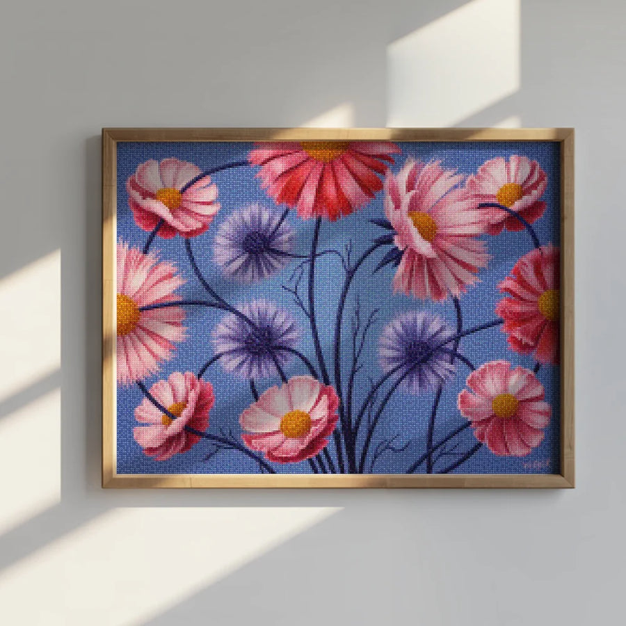 Diamond Painting - Fluwelen steel