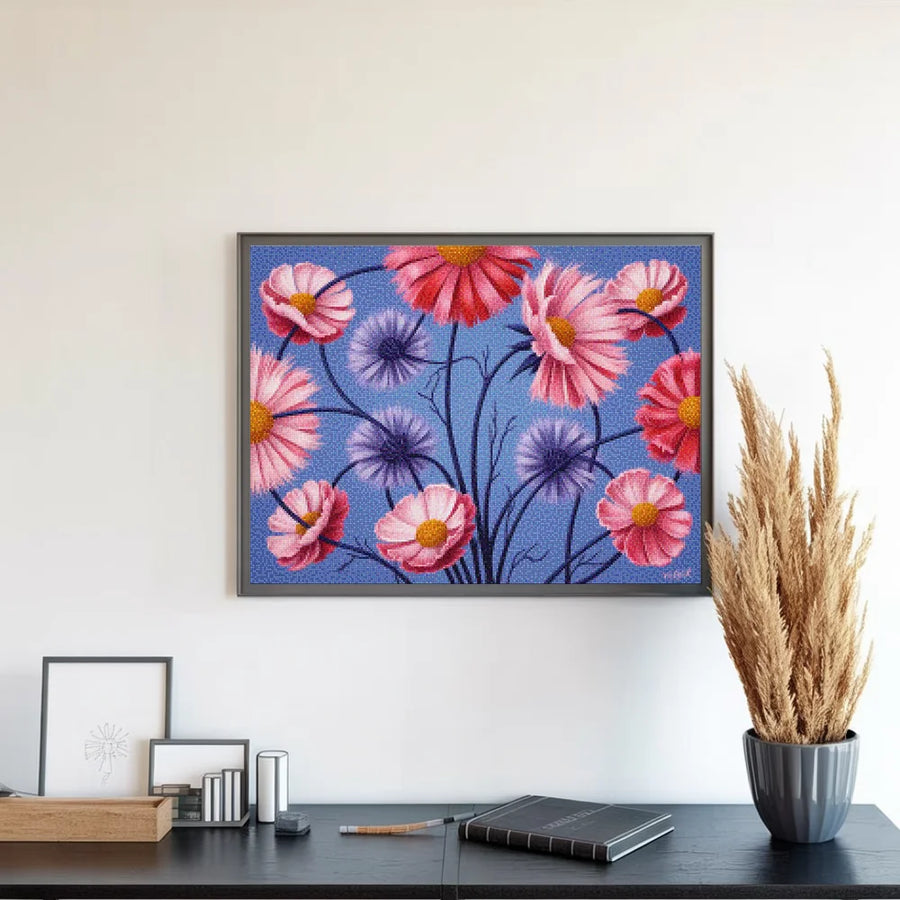 Diamond Painting - Fluwelen steel